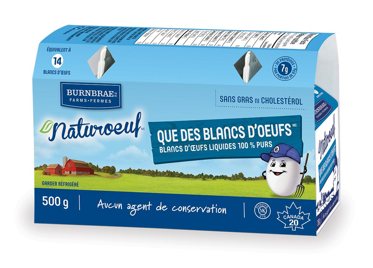 Que des blancs d’oeufs, un choix judicieux