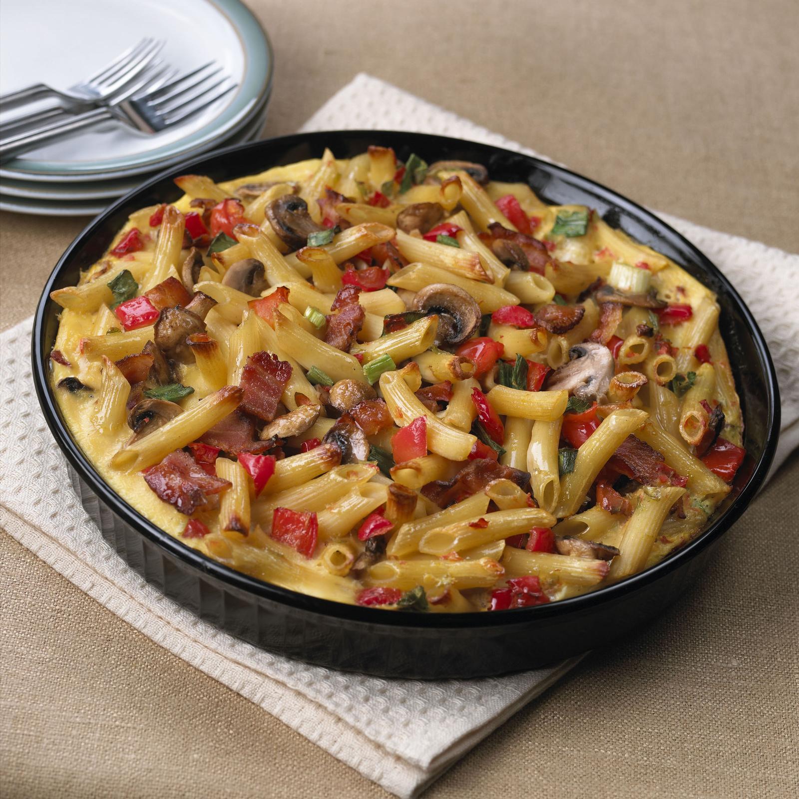 Egg and Vegetable Pasta Bake