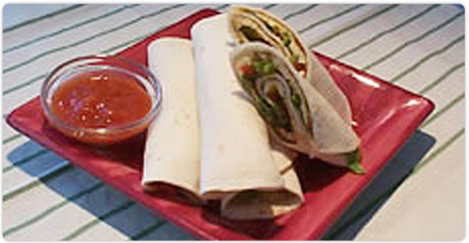 Lunch Time Omelette Wraps