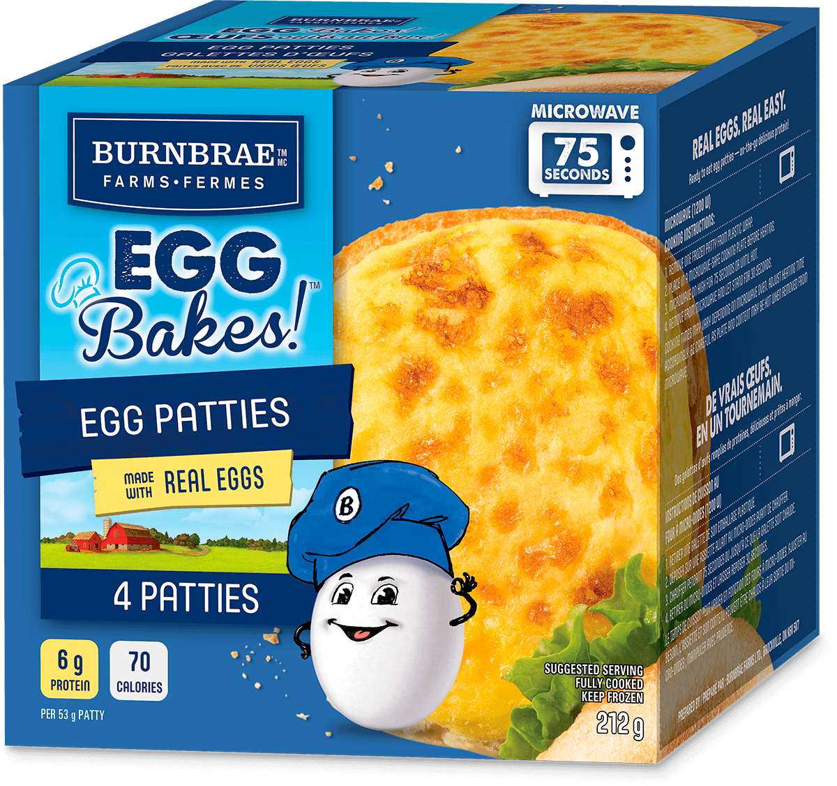 Egg Bakes Egg Patties