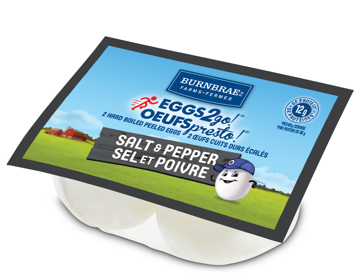 EGGS2go! Salt & Pepper Hard Boiled Snack Pack