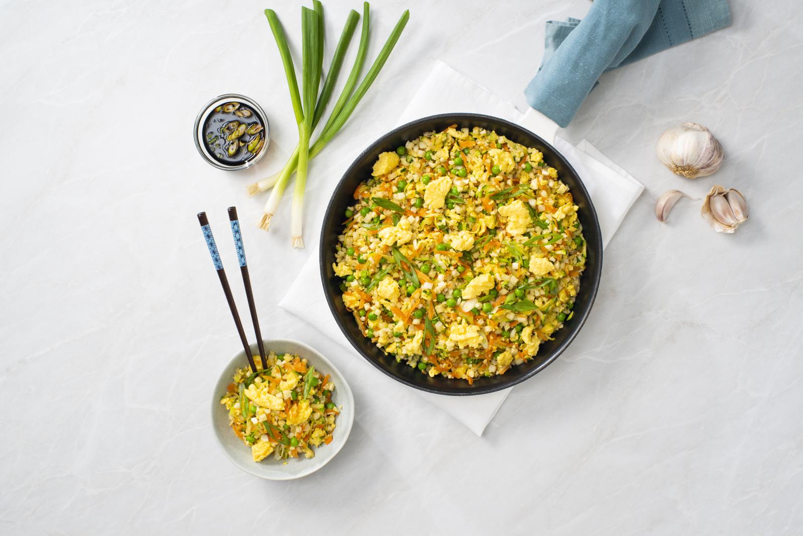 Riz de chou-fleur frit