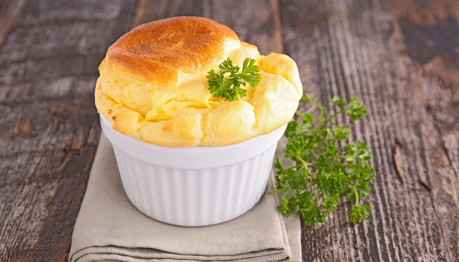 Savoury & Spicy Cheese Soufflé