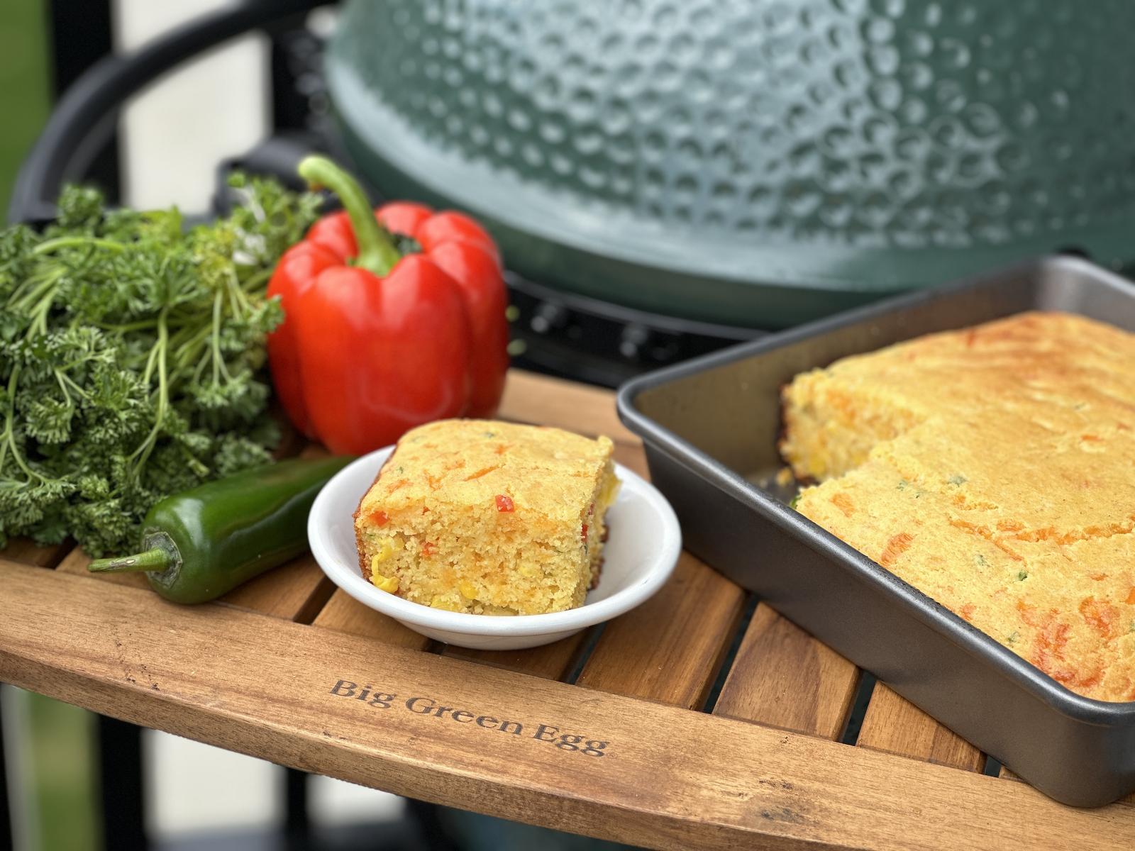Big Green Egg TexMex Cornbread