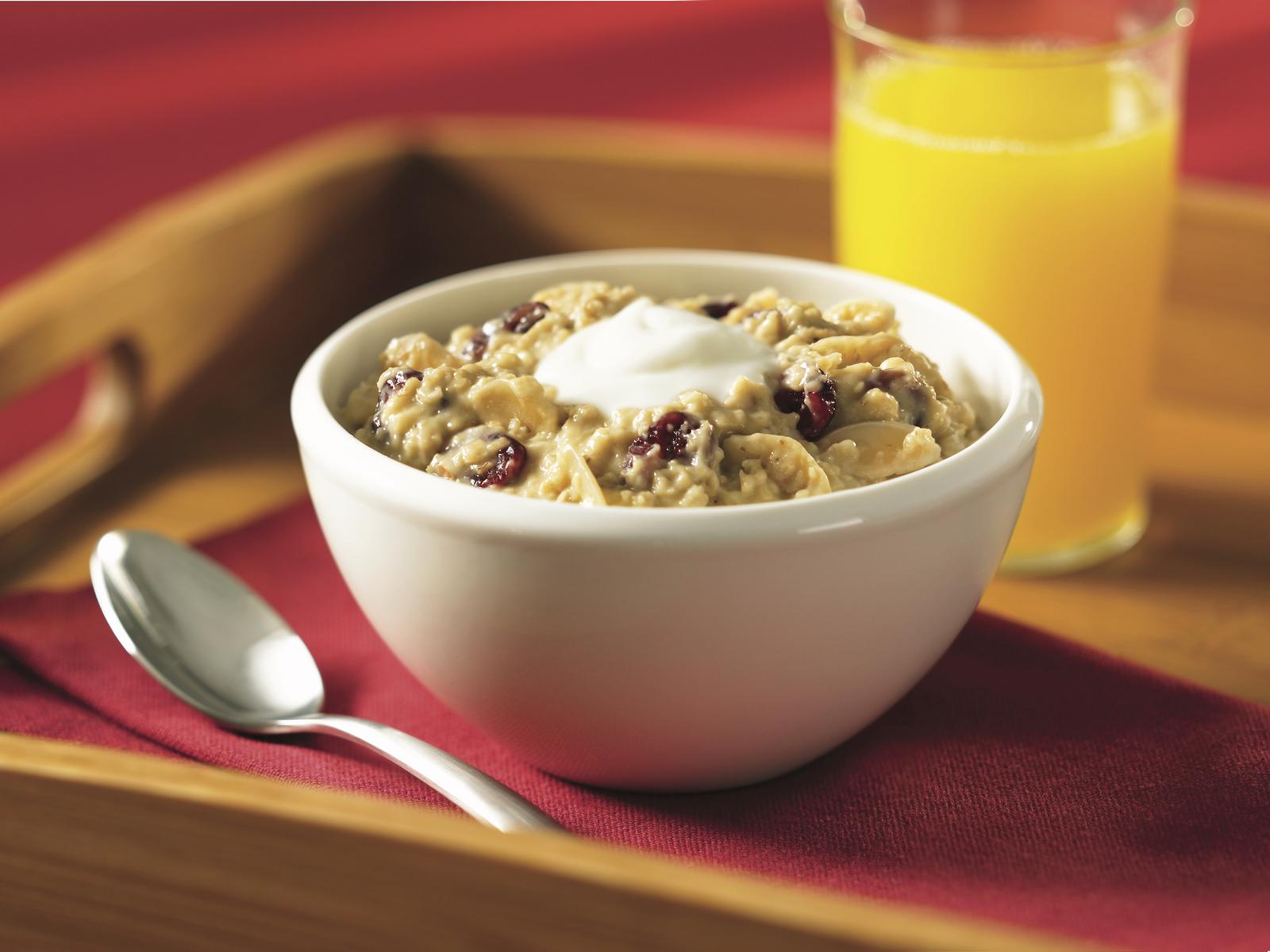 CranberryAlmond Protein Boosted Oatmeal