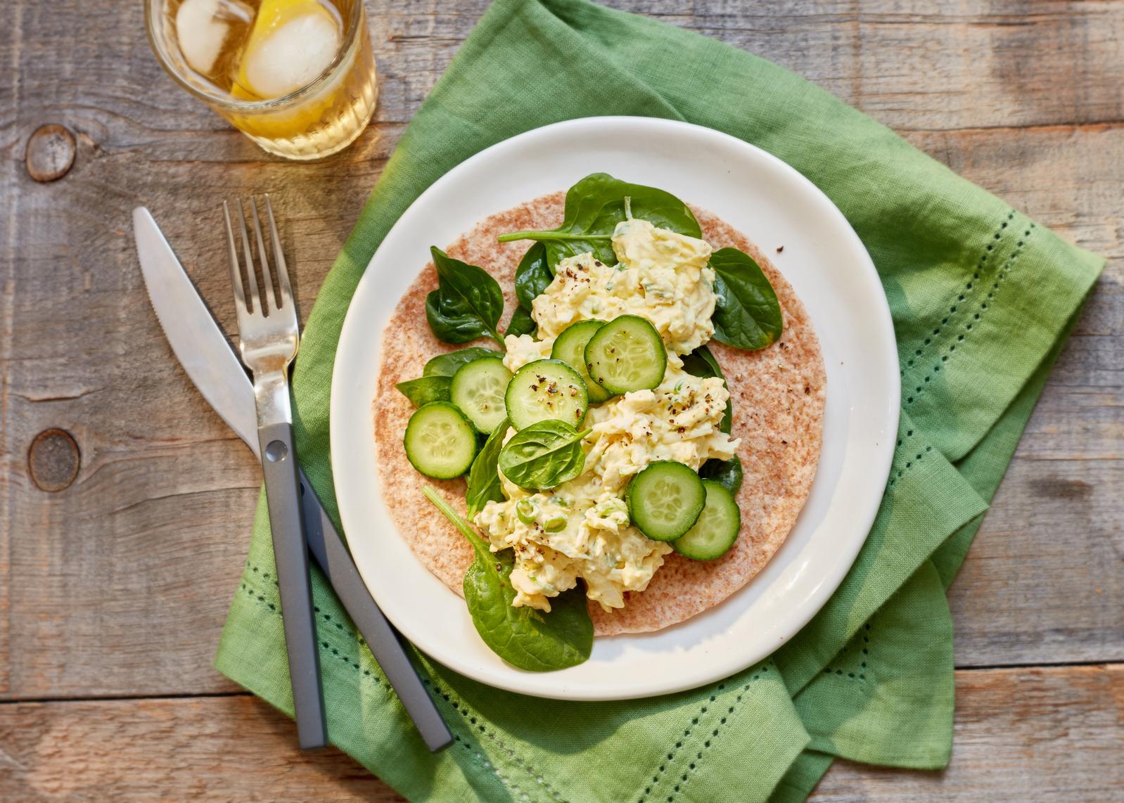Tangy Dill Egg Salad For One