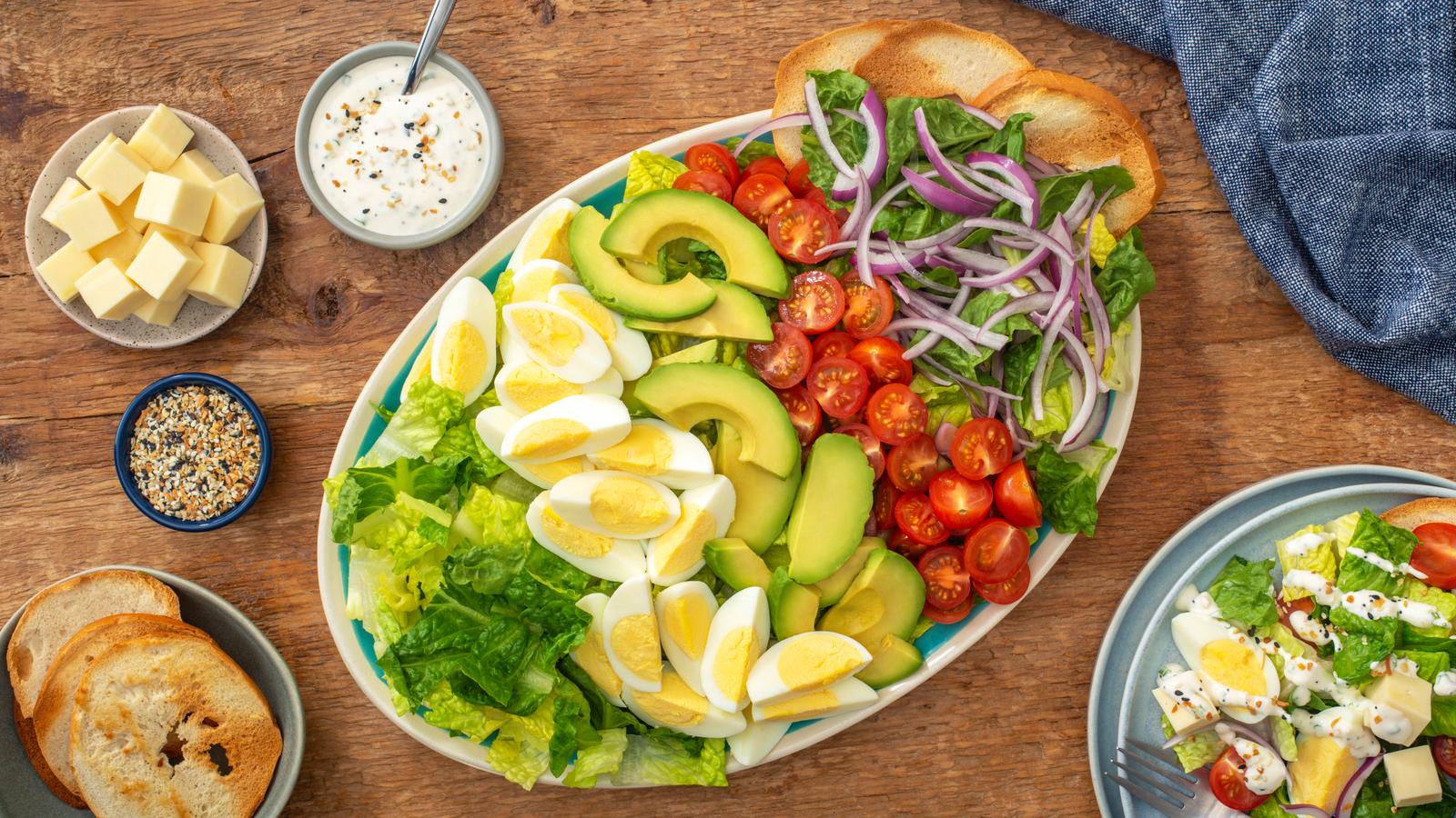 Everything Bagel Cobb Salad
