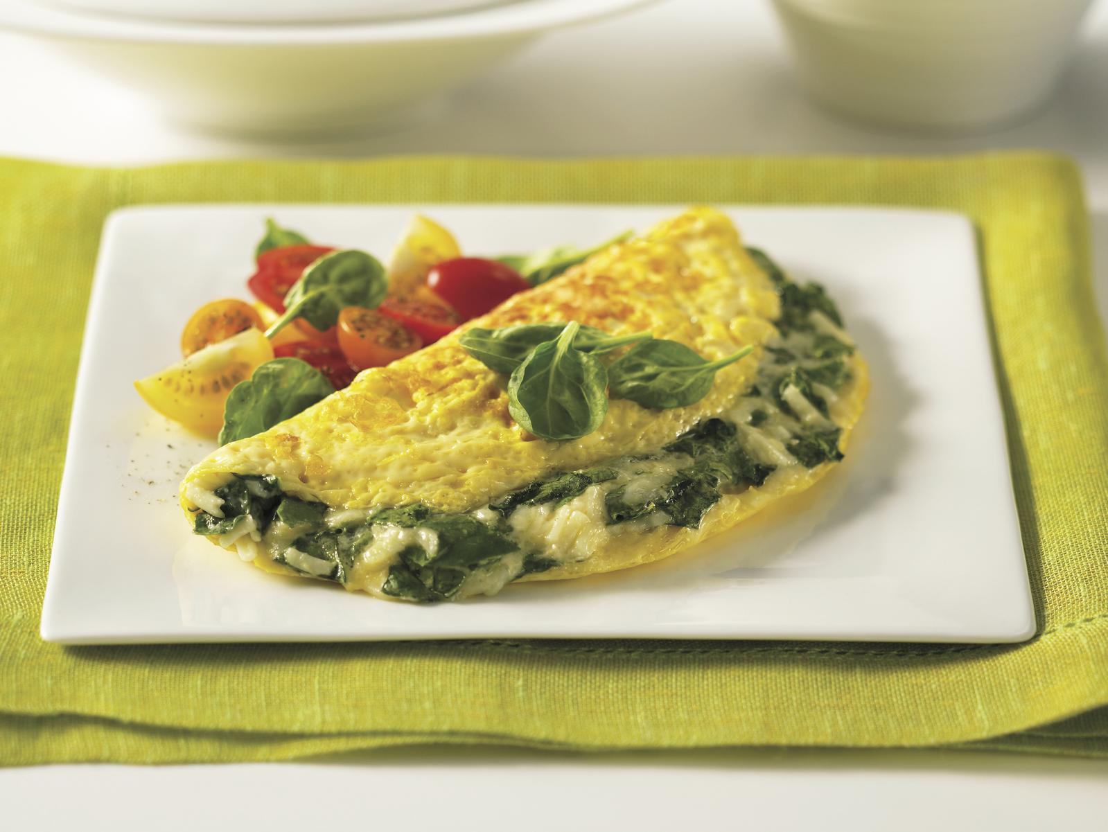 Omelette à la florentine