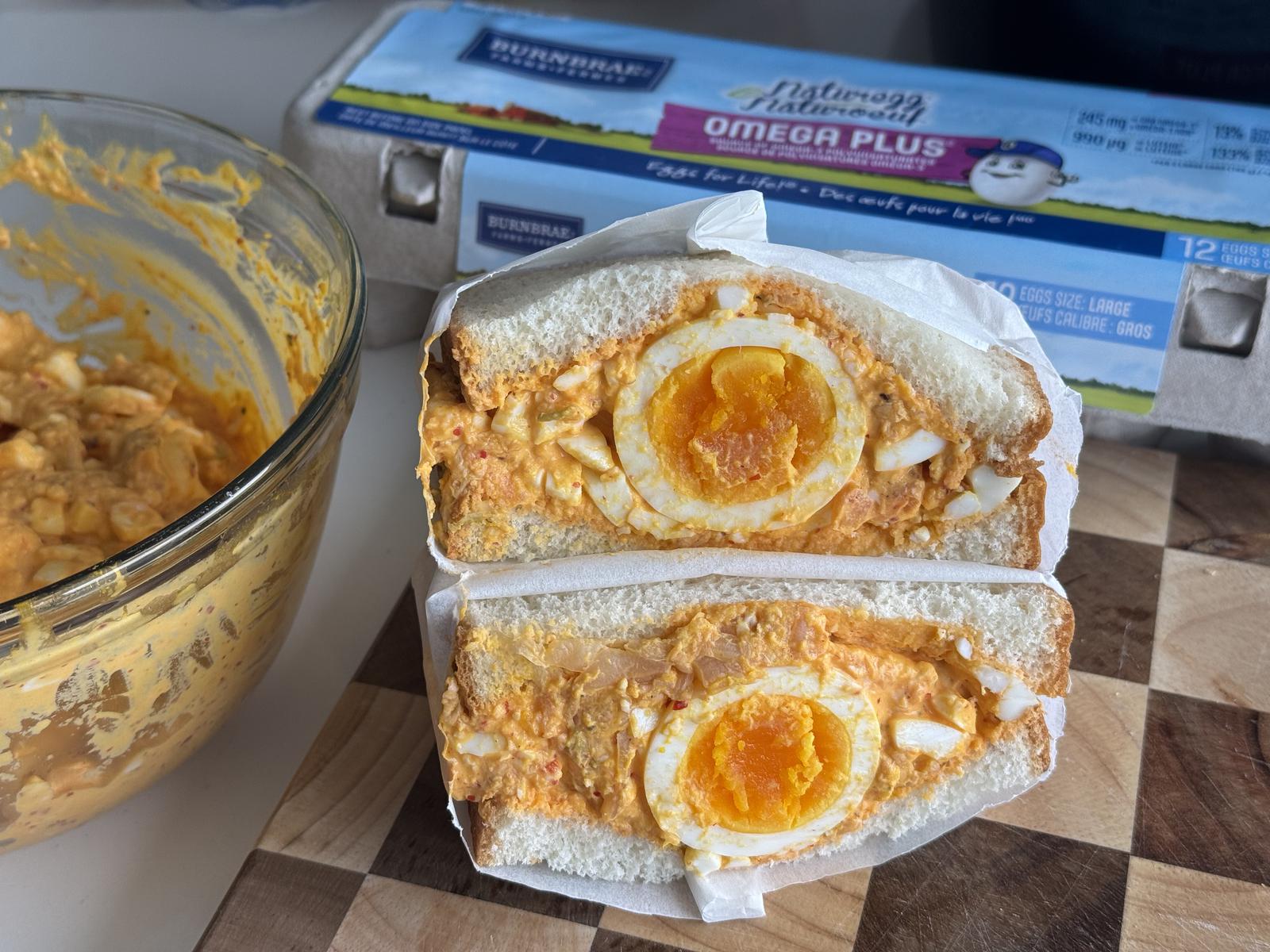 Egg Kimchi Sandwich