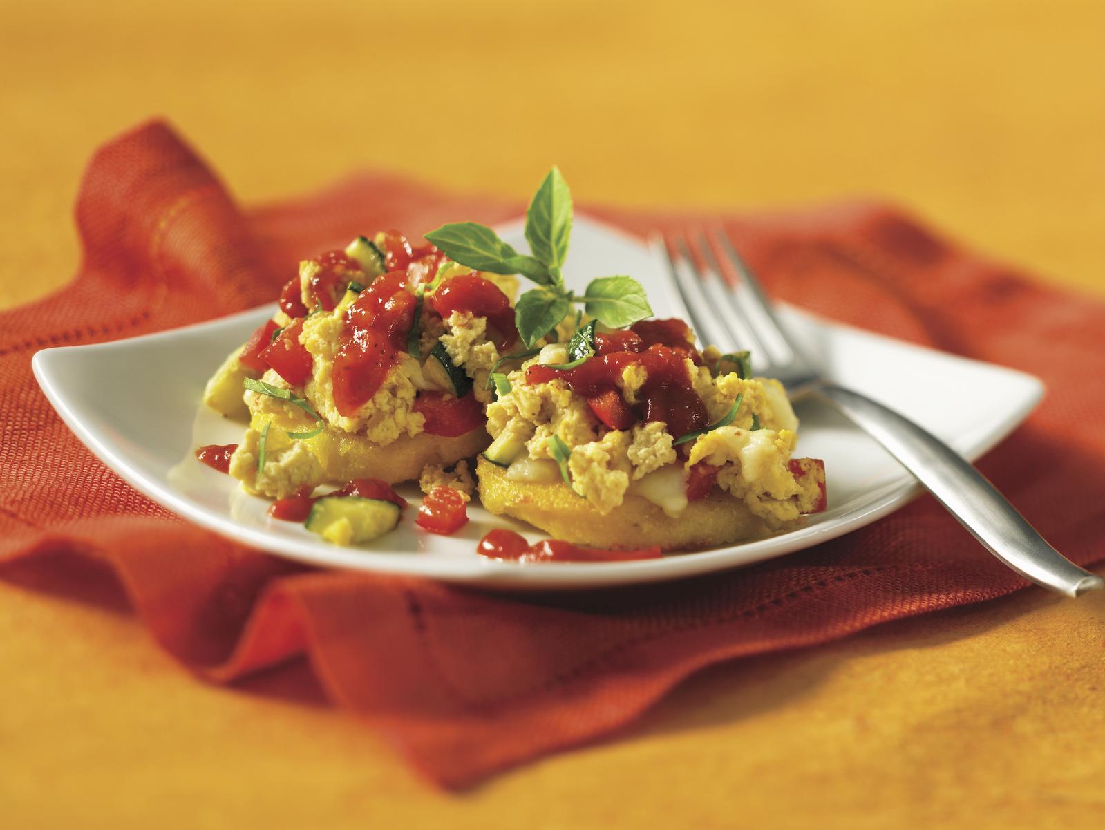 Italian Scrambled Eggs with Polenta