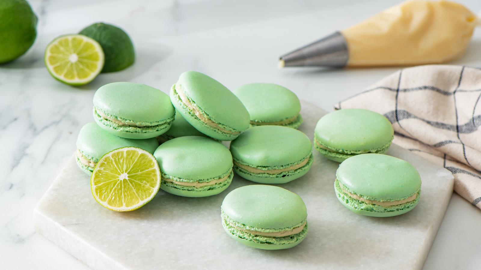 Key Lime Macarons