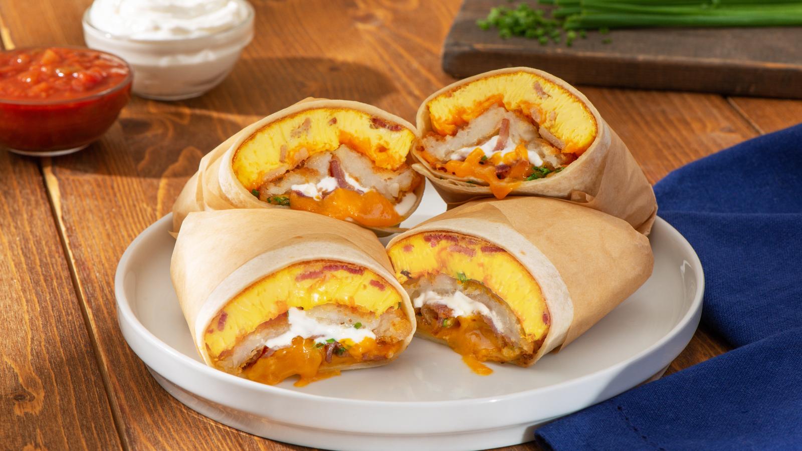 Loaded Baked Potato & Egg Burrito