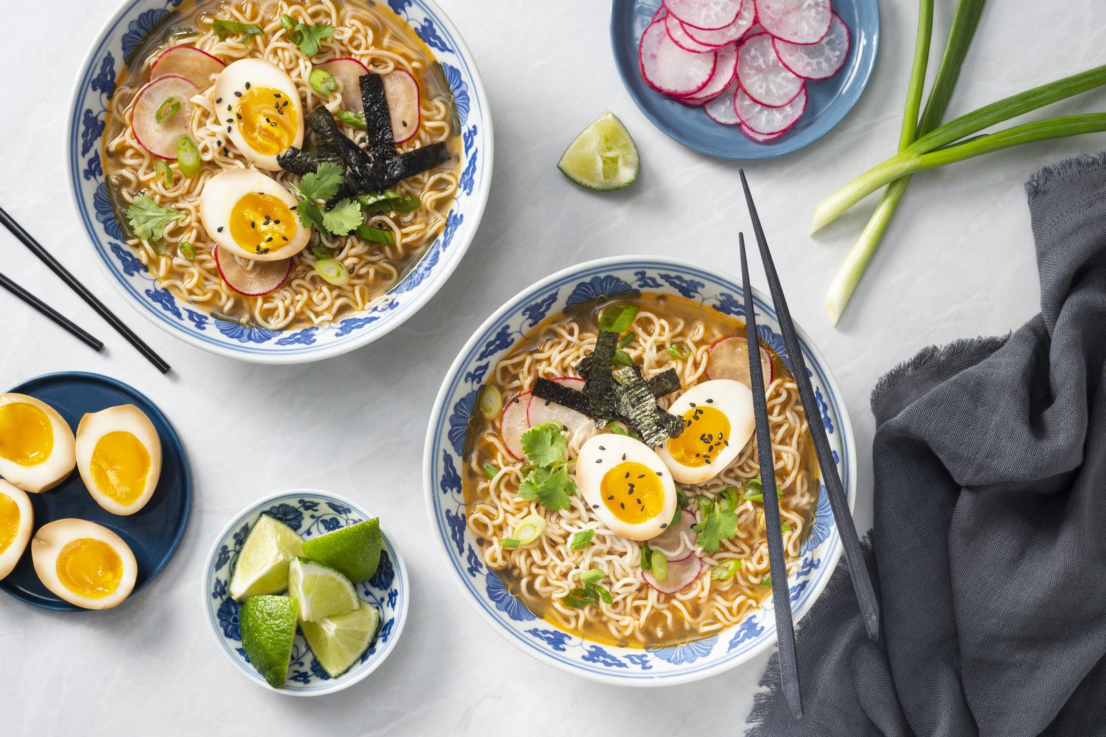 Miso Ramen with a Soy Marinated Egg