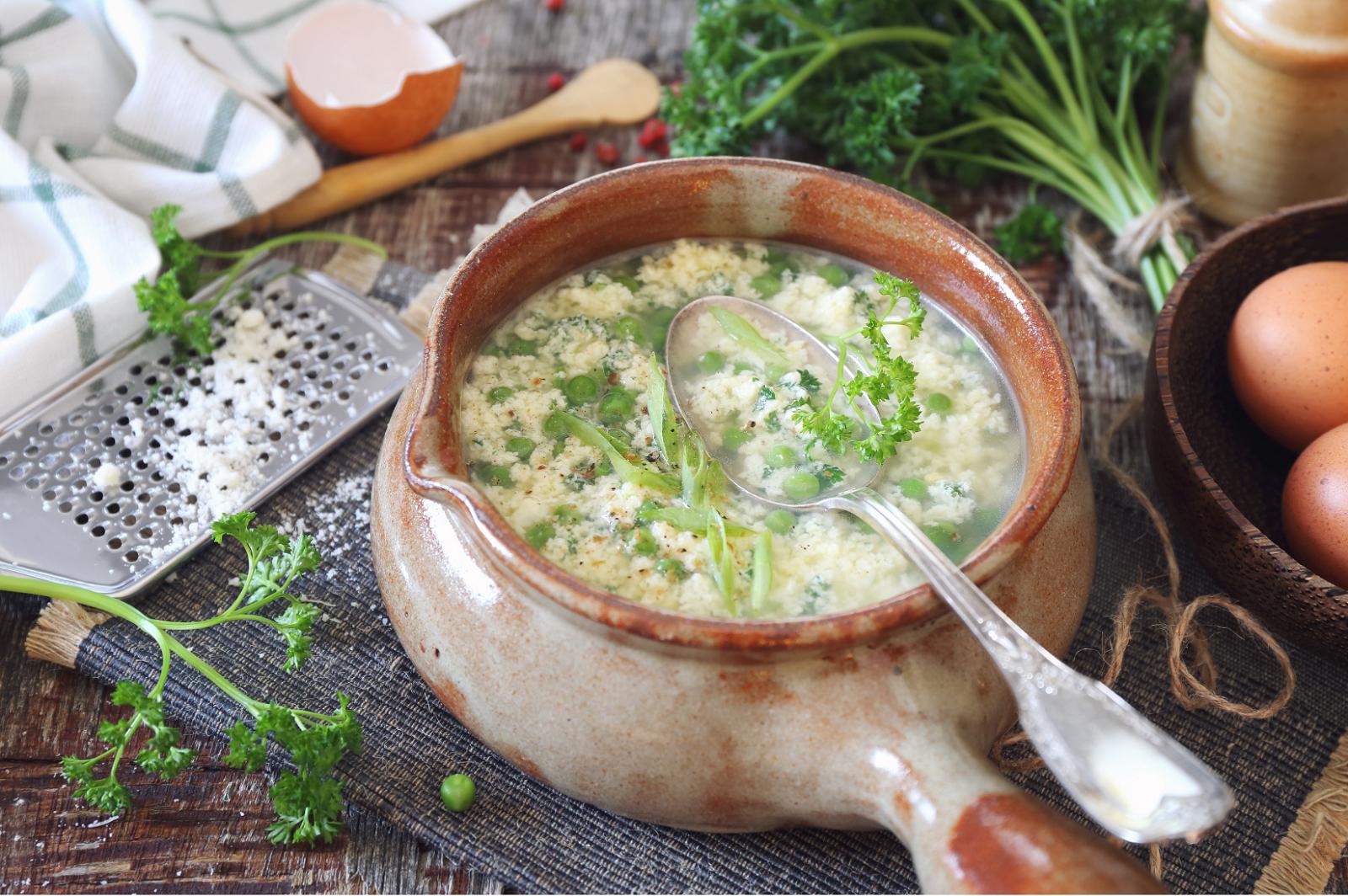 Stracciatella Soup