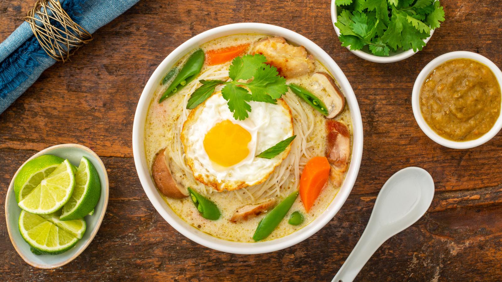 Egg thai curry sales