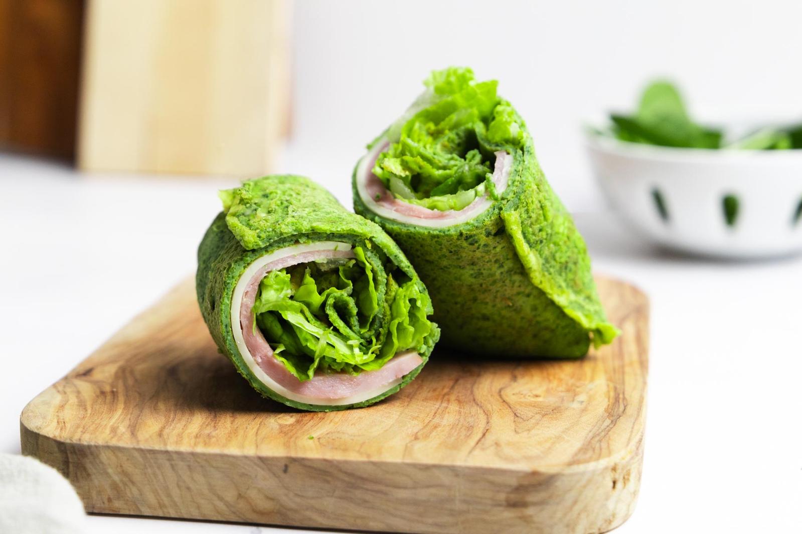 Spinach & Egg Wrap